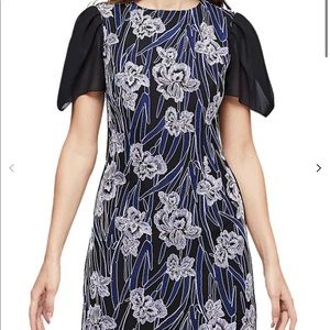 Reiss estelle embroidered dress size 8 (small)